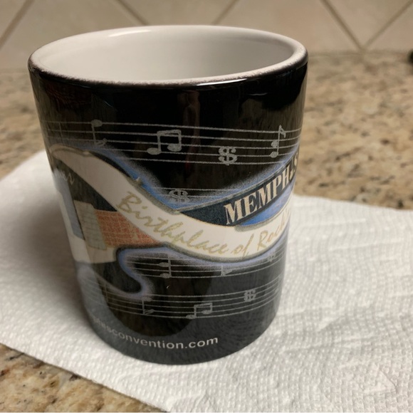 MUG MEMPHIS ELVIS BIRTHPLACE & HOUSE OF ROCK & ROLL & HOME OF THE BLUES VTG NWOT - Picture 10 of 14